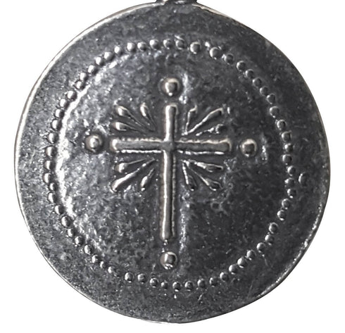 Theodosius Christian Cross Ancient Roman Coin Pendant